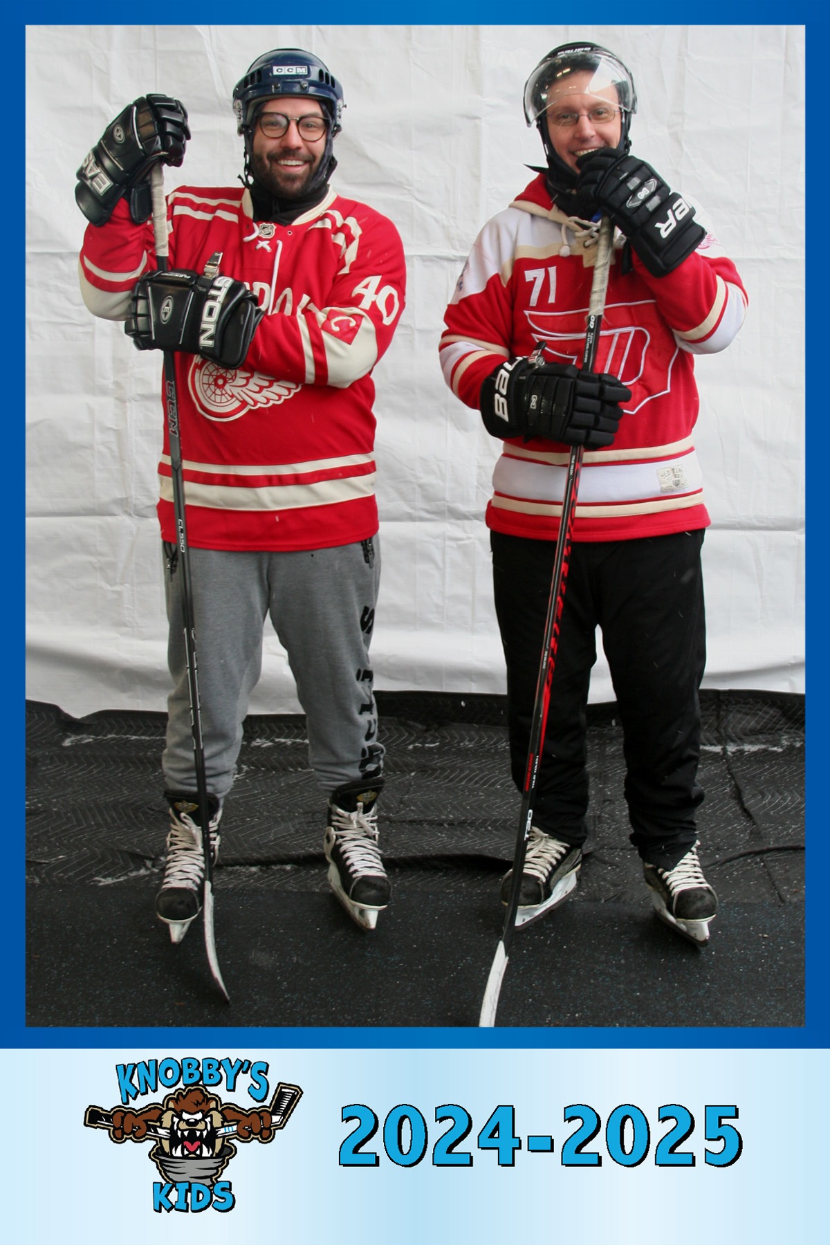 Knobby's Kids Hockey volunteer coaches